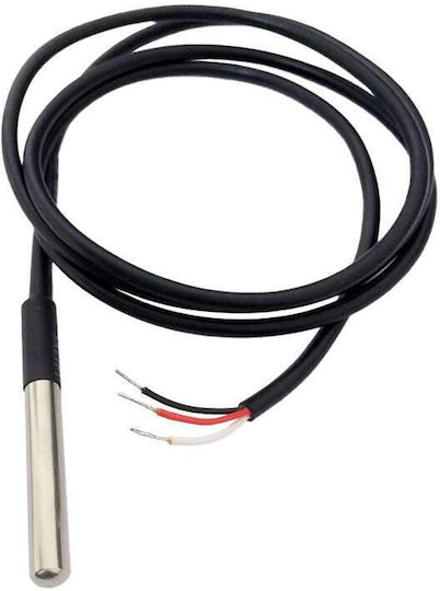 Shelly Temperature Sensor Ds18b20 Cable 3m Black