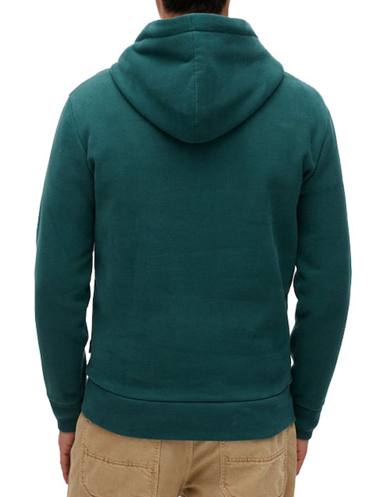 Superdry D2 Ovin Embossed Vl Graphic Green with Hood