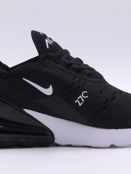 Air Max 270 Gs Αθλητικά Παιδικά Παπούτσια Running με Κορδόνια Μαύρα