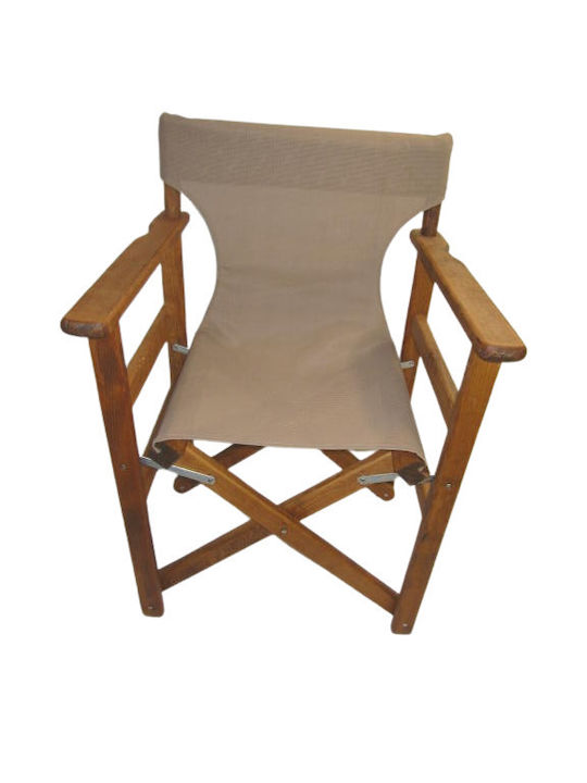 Director's Chair Wooden Naxos Mocha 60x51x86cm