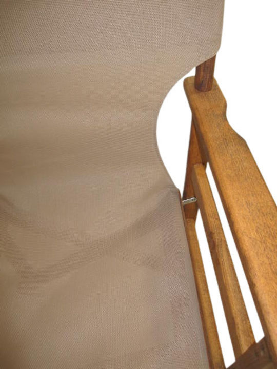 Director's Chair Wooden Naxos Mocha 60x51x86cm