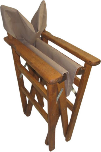 Scaun de regizor Lemn Naxos Mocha 60x51x86cm