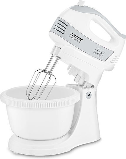 Zelmer Μίξερ με Πλαστικό Κάδο 2.5lt Λευκό 750W