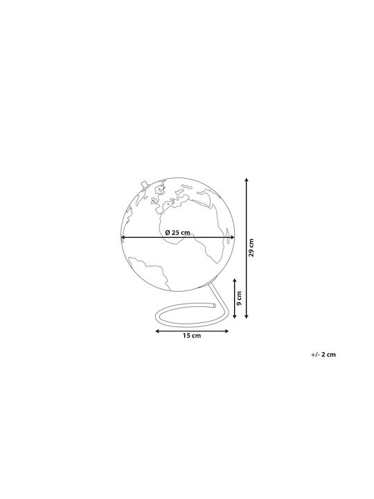 Yellow 29 Cm Globe Magnets Cartier