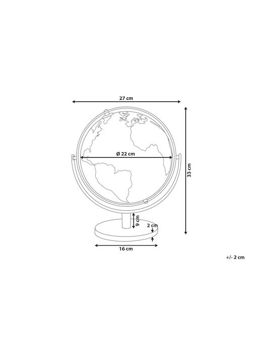 Globe 29 Cm Silver Drake