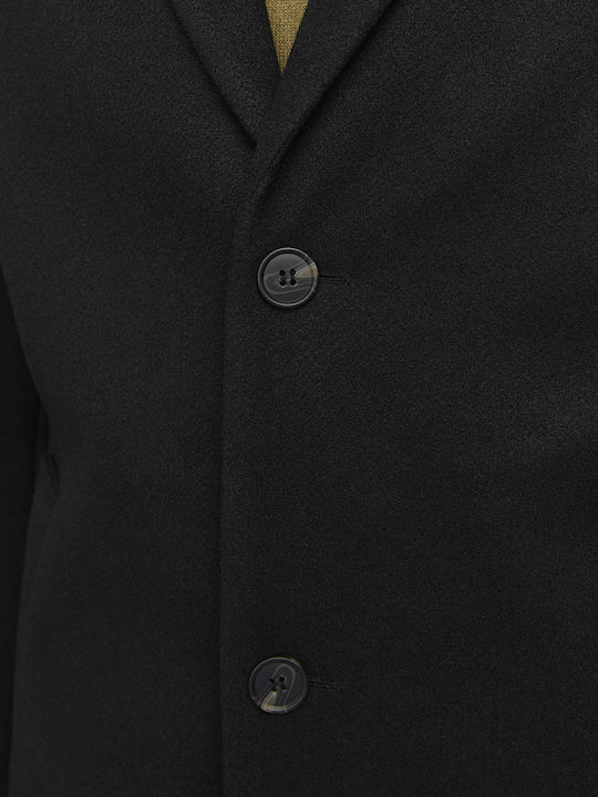 Мъжко палто Black