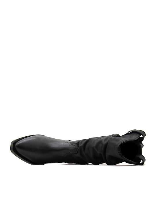 Leather Women's Boots Black
