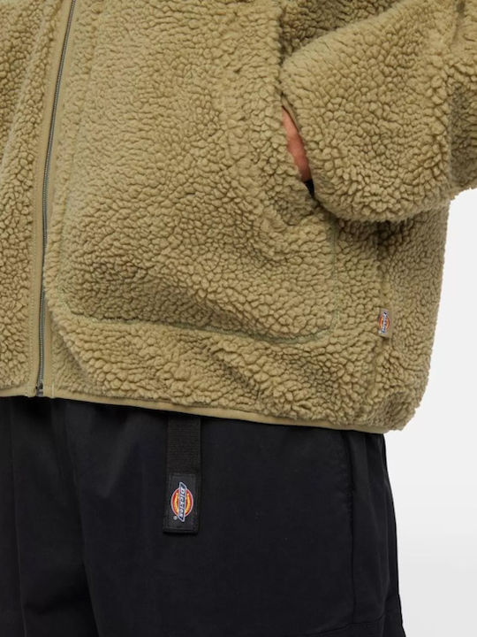 Mount Hope Men's Fleece Cardigan Olive