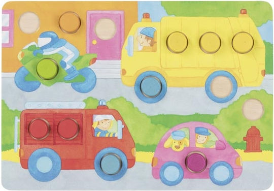 Goki 95 Pieces 95 Pieces Joc Educațional de Cunoștințe din Lemn pentru 3+ Ani