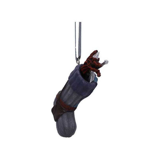 Lord of the Rings Gandalf Hanging Boot Ornament Plastic Gray