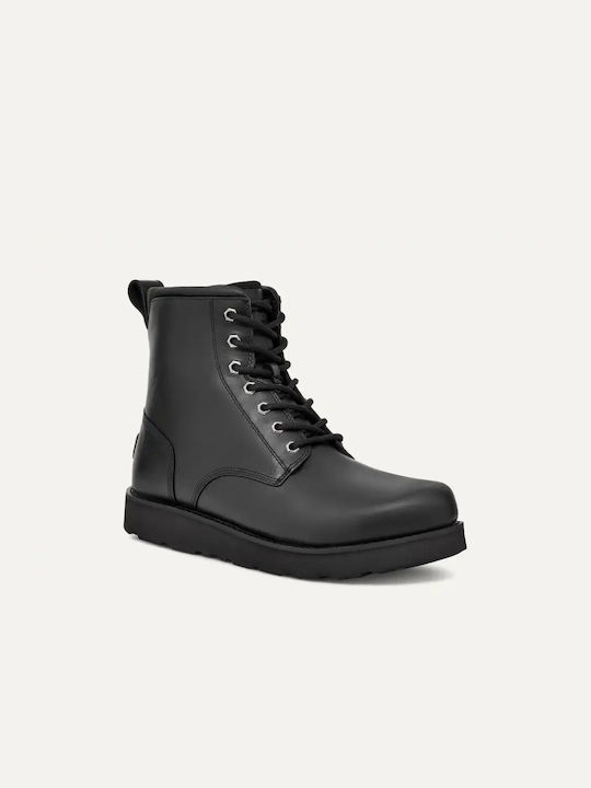 Ugg Australia Leather Black Men's Boots