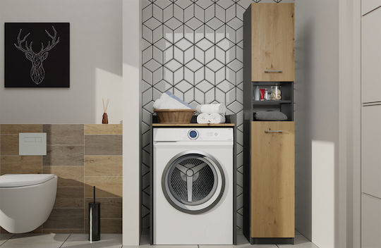 Washing Machine Cabinet Pola NP Anthracite Artisan