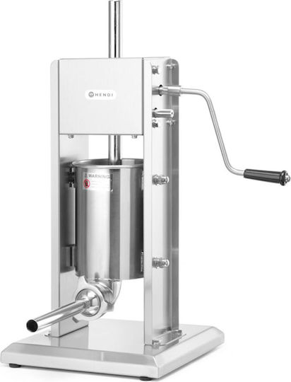 Vertical Sausage Filler Injector Profi Line 3l + Hendi 282571 Funnels