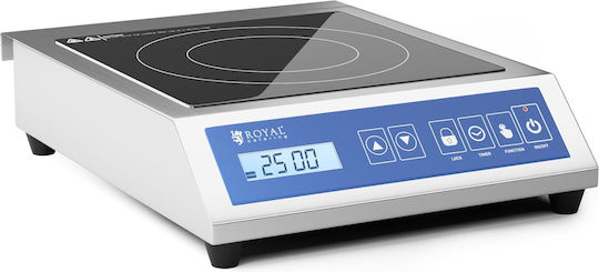 Преносим индукционен котлон 1 зона на нагряване 28 см диаметър LCD 3500 W
