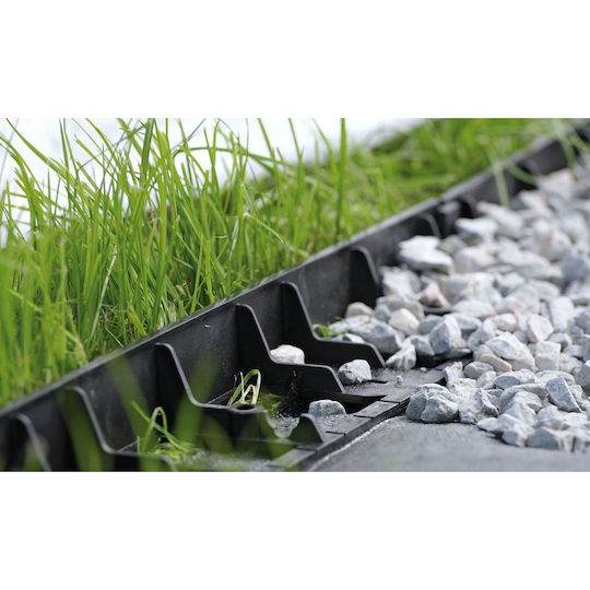 Lawn Edging Plastic 28 Harpoon-type Stakes 8 M