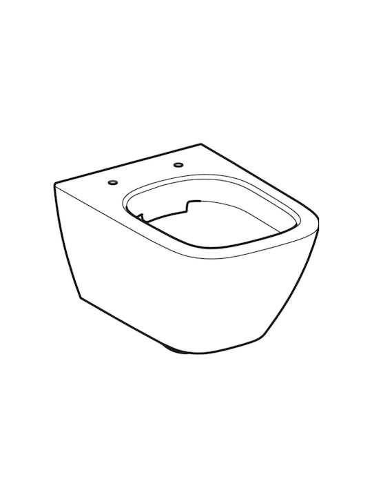 Geberit Smyle Square Short Λεκάνη Κρεμαστή Rimless Χωρίς Κάλυμμα Λευκή 4025416840657 Geberit Smyle Square Short Λεκάνη Κρεμαστή Rimless Χωρίς Κάλυμμα Λευκή 4025416840657