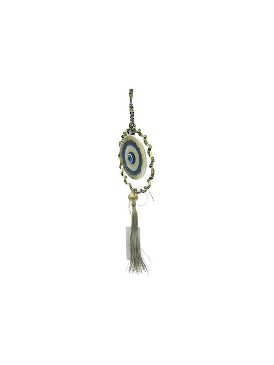 LiebeQueen Suspendata Amulet Ochi Albastru din Material textil 10x22cm 1buc