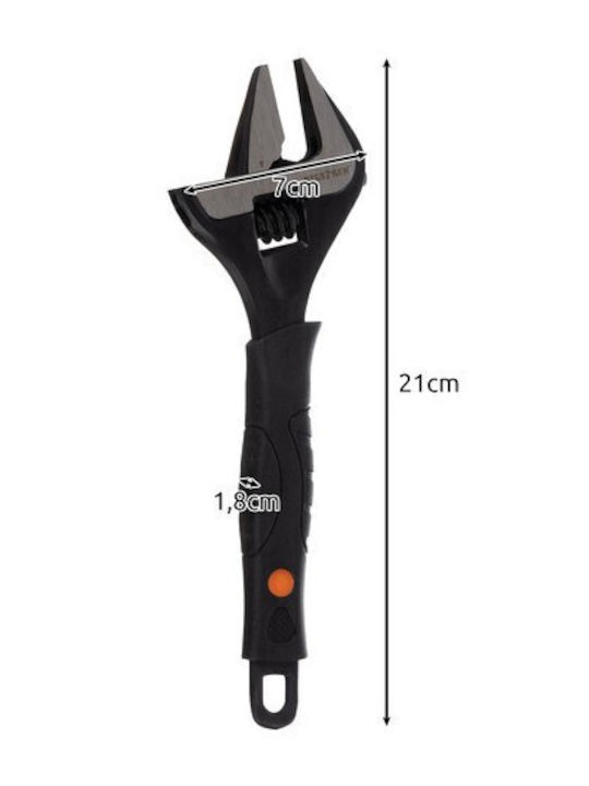 French Wrench with Adjustable Opening 35mm and Anti-Slip Handle