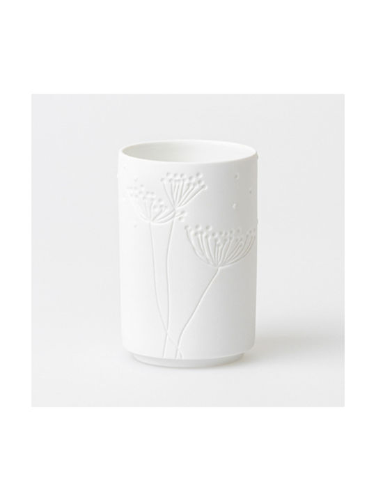 Raeder Decorative Vase White 6.5x6.5x10cm