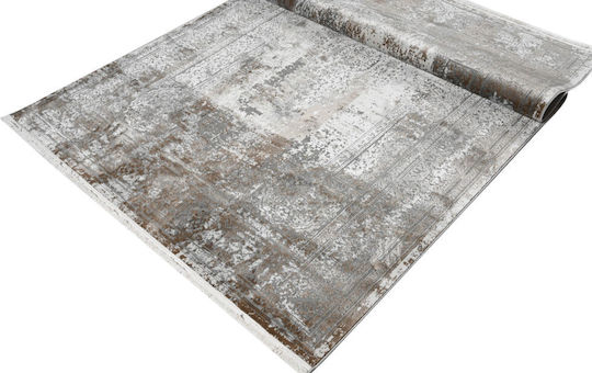 Polcarpet Dalia 9405 Modern Schlafzimmer-Teppichsets Weiß Beige 3 Stück
