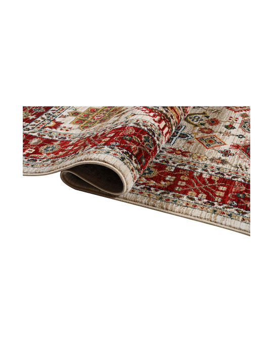 Polcarpet Οriental Kazak 695 Modern Bedroom Rugs Set Bone Bordo orientalkazak695beigebedset 3pcs