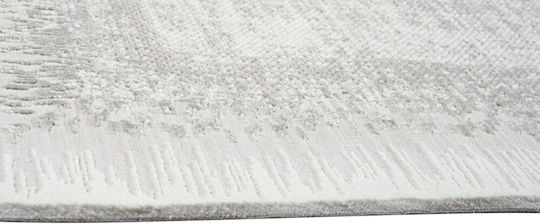 Platinum Rug 8088 White Grey 200x290 Polcarpet