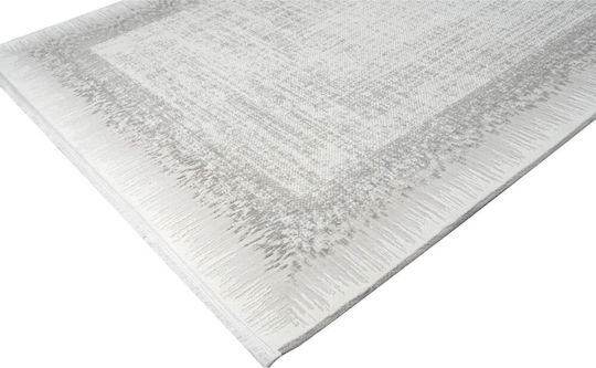 Platinum Rug 8088 White Grey 200x290 Polcarpet