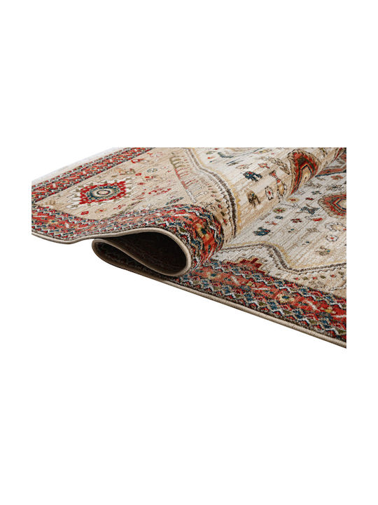 Covor Oriental Kazak 714 Bej Roz 170x235 Polcarpet