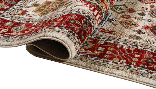 Orientalischer Kazak-Teppich 695 Knochen Bordeaux 140x200 Polcarpet