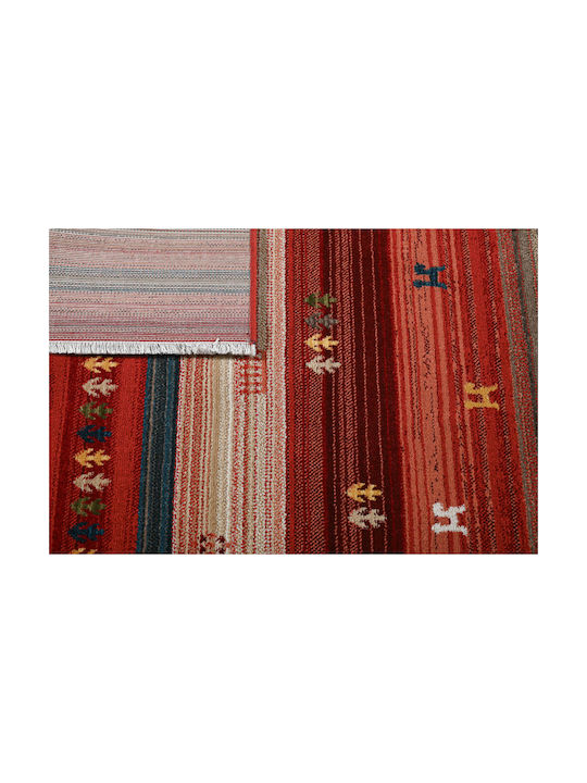 Oriental Kazak Rug 724 Bordeaux Rose 140x200 Polcarpet