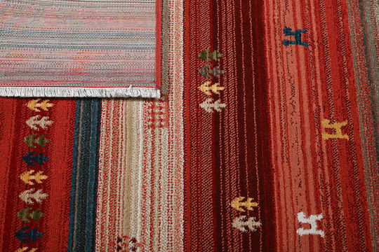 Oriental Kazak Rug 724 Bordeaux Rose 140x200 Polcarpet