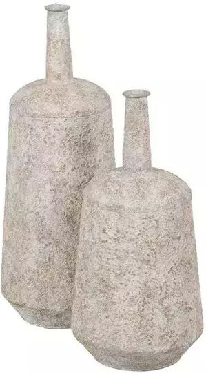 Ixia Regal Metallisches Beiges Vase 20xH45cm
