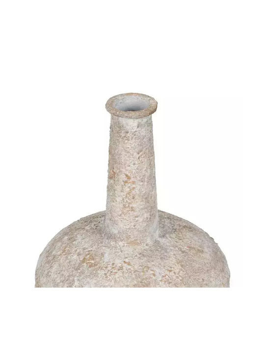 Ixia Regal Διακοσμητικό Βάζο Μεταλλικό Μπεζ 20xΥ45cm