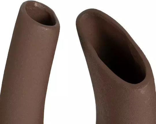 Ixia Regal Vază Decorativă Ceramică Maro 22x19x43cm 1buc