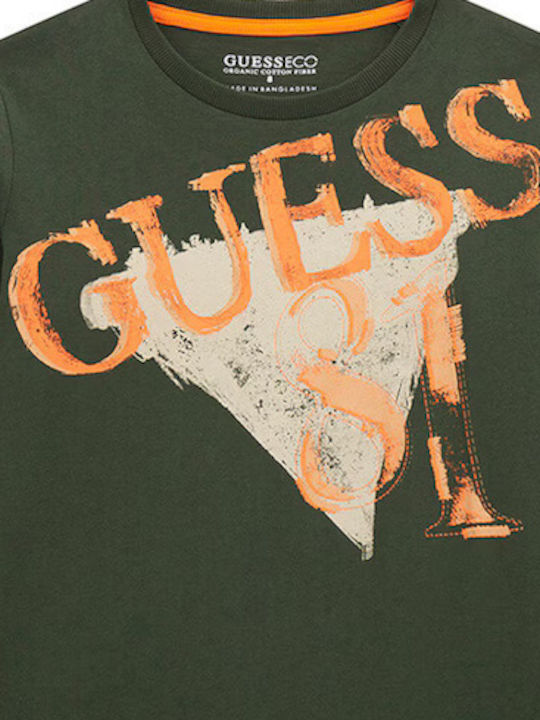 Guess Children's Blouse Long Sleeve Dark green