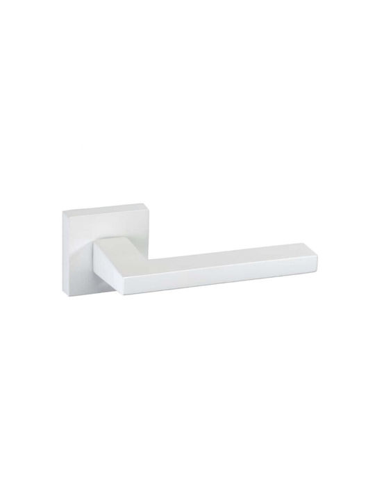 Best Design Lever Front Door with Plate Pair (Center Distance 135mm) Sahara