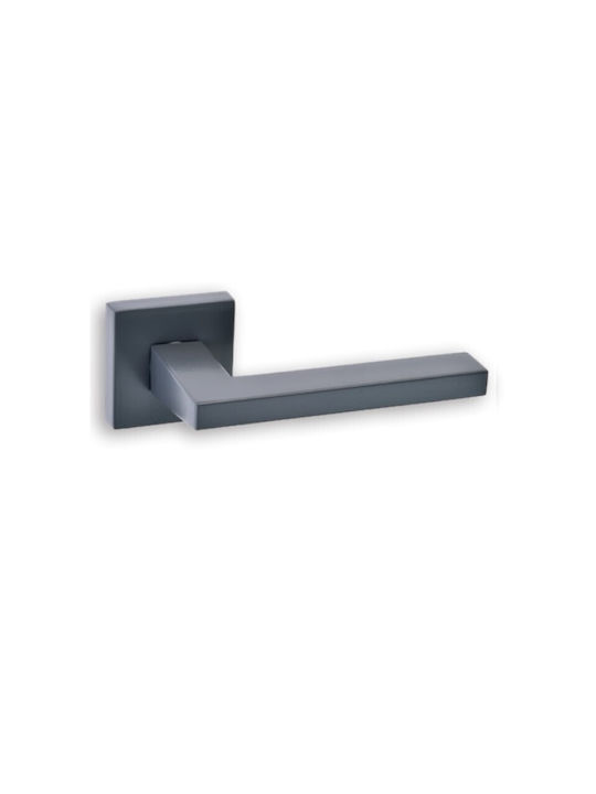 Best Design Lever Front Door with Plate Pair (Center Distance 135mm) Sahara