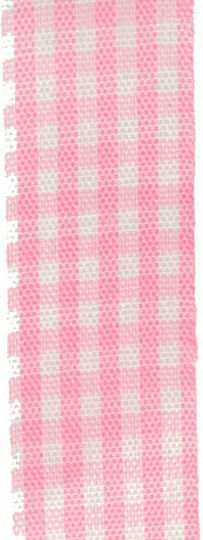 Ntampoudis material textil Panglică Carou cu lățime 15mm