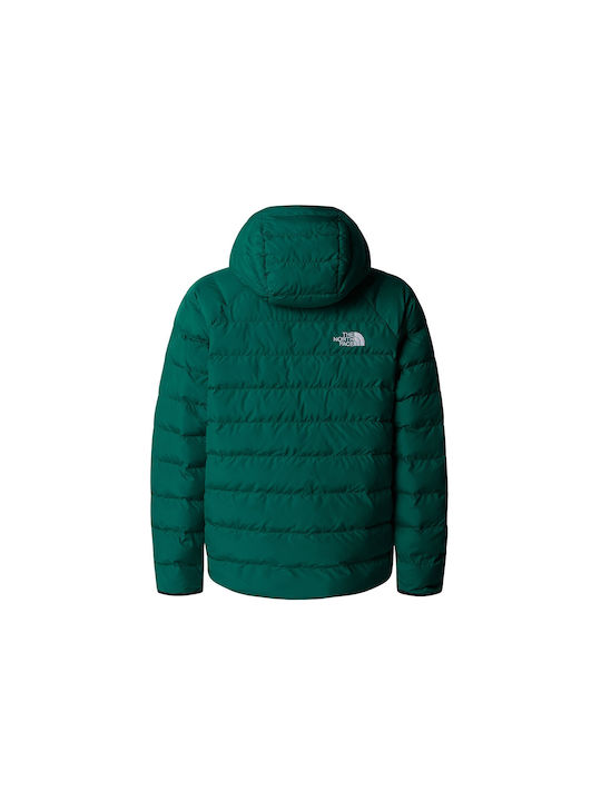 The North Face Kids Sports Jacket Double Sided with Hood Green Perrito