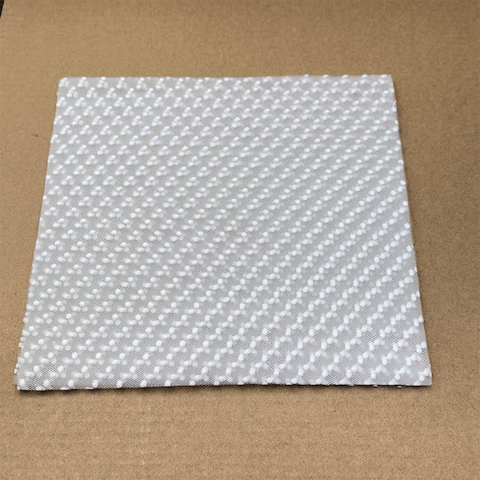 Tulle alb cu buline 25x25cm pachet de 50 bucăți Rin-tou8