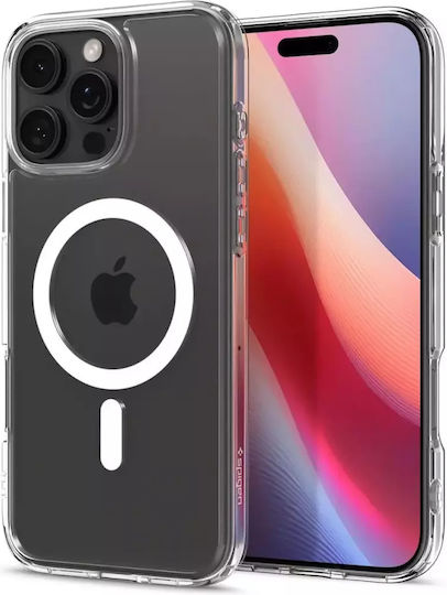 Spigen Ultra Hybrid MagFit Back Cover Plastic 1.2mm White (iPhone 16 Pro Max)