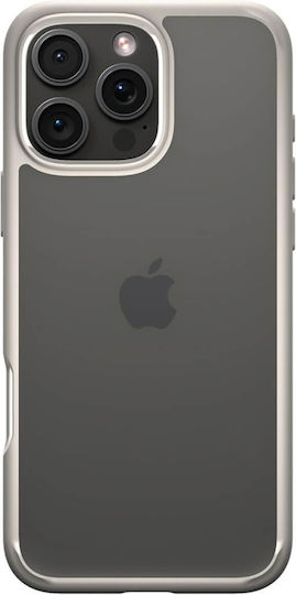 Spigen Ultra Hybrid Back Cover Plastic 2mm Natural Titanium (iPhone 16 Pro Max)