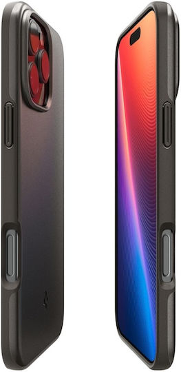 Spigen Thin Fit Back Cover Plastic 1.55mm Gunmetal (iPhone 16 Pro Max)