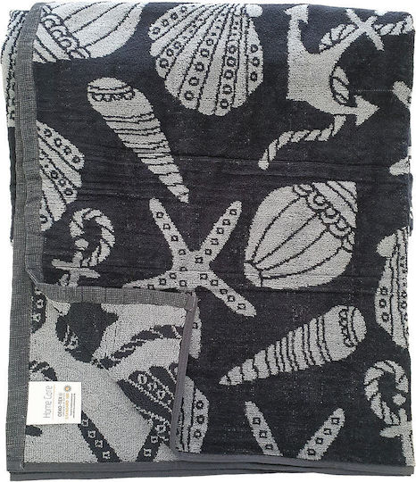 Home Care Beach Towel Gray 160x86cm.