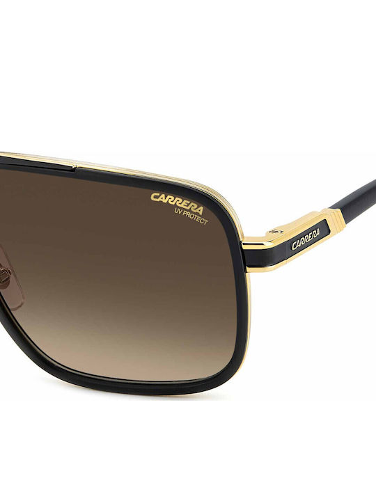 Carrera Men's Sunglasses With Black Frame And Grey Gradient Lens 1071/S I46/86