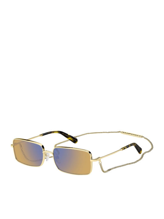 Marc Jacobs Unisex Γυαλιά Ηλίου με Χρυσό Μεταλλικό Σκελετό και Πολύχρωμο Καθρέφτη Φακό MARC 771/N/S DYG/Z0