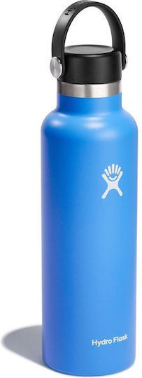 Hydro Flask Standard Mouth Thermosflasche Rostfreier Stahl 621ml Hellblau