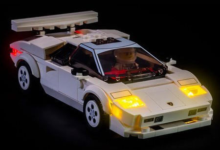 Light My Bricks Light Kit for Lego #76908 Speed Champions Lamborghini Countach 3839