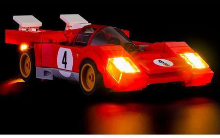 Light My Bricks Light Kit Lego #76906 Speed Champions 1970 Ferrari 512 M 3822