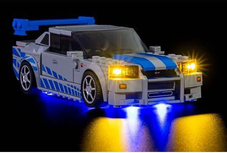 Light My Bricks Light Kit Lego #76917 Speed Champions Nissan Skyline Gt-r R34 3846